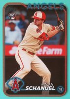 2024 Topps #53 Nolan Schanuel Aqua Baseball Card