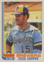 1982 Topps #675 Cecil Cooper Baseball Card