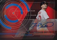 2014 Topps Update Trajectory Autographs #TAMBE Mookie Betts Baseball Card