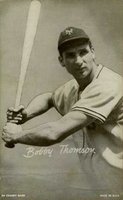 1947 Exhibits 1947-66 # Bobby Thomson Baseball Card