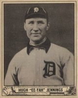 1940 Play Ball #223 Hugh Jennings Baseball Card