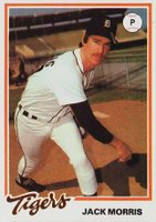 1978 Burger King Tigers #8 Jack Morris Baseball Card