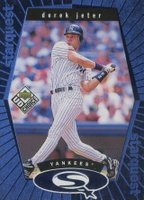 1999 Upper Deck Choice Starquest #SQ4 Derek Jeter Blue Baseball Card