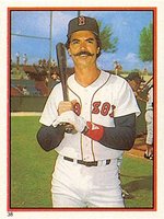 1983 Topps Stickers #38 Dwight Evans Baseball Card