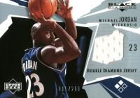 2003 Upper Deck Black Diamond Jersey #BD2MJ Michael Jordan Double Basketball Card
