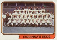 1974 Topps #459 Cincinnati Reds Baseball Card