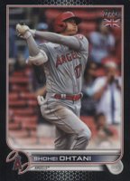 2022 Topps UK Edition #1 Shohei Ohtani Black Baseball Card