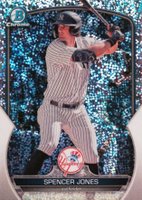 2023 Bowman Chrome Prospects #BCP178 Spencer Jones Speckle Refractor Baseball Card