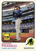 2022 Topps Heritage #347 Wander Franco Image Variation Baseball Card