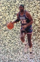 1992 Panini Sticker #95 Magic Johnson Foil Basketball Card