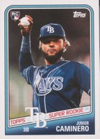 2024 Topps Throwback Thursday #99 Junior Caminero Baseball Card