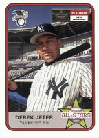 2001 Fleer Platinum #282 Derek Jeter Platinum Edition Baseball Card