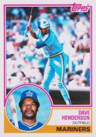 1983 Topps #732 Dave Henderson Baseball Card