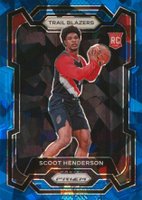 2023 Panini Prizm #141 Scoot Henderson Blue Ice Basketball Card