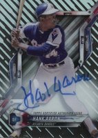 2018 Topps High Tek #HT-HA Hank Aaron Autograph Baseball Card