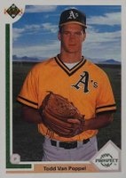 1991 Upper Deck #53 Todd Van Poppel Baseball Card