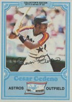 1981 Drake's #20 Cesar Cedeno Baseball Card