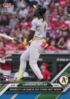 2024 Topps Now #611 Lawrence Butler Blue Baseball Card