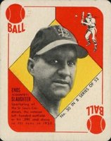 1951 Topps Blue Backs #30 Enos Slaughter Baseball Card