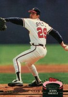 1993 Stadium Club Murphy #135 John Smoltz Baseball Card
