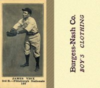 1916 Burgess-Nash Co. #180 James Viox Baseball Card