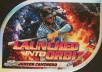 2024 Topps Chrome Cosmic Launched Into Orbit #1 Junior Caminero Baseball Card