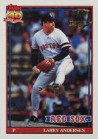 1991 Topps Desert Shield #761 Larry Andersen Baseball Card