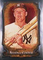 2024 Topps Allen & Ginter #142 Mickey Mantle Chrome Baseball Card