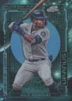 2023 Topps Cosmic Chrome Planetary Pursuit #9 Julio Rodriguez Uranus Baseball Card