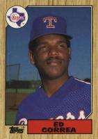 1987 Topps Tiffany #334 Ed Correa Baseball Card