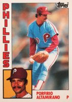 1984 Topps Tiffany #101 Porfirio Altamirano Baseball Card