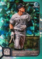 2022 Bowman Chrome Sapphire Edition #90 Aaron Judge Aqua Baseball Card