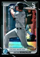 2024 Bowman Chrome Prospects #BCP41 Jacob Gonzalez Black Refractor Baseball Card