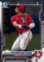 2021 Bowman Draft #BDC9 Christian Encarnacion-Strand Chrome Baseball Card