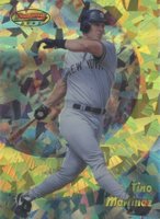 1998 Bowman's Best #65 Tino Martinez Atomic Refractor Baseball Card