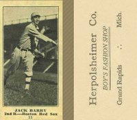 1916 Herpolsheimer Co. #11 Jack Barry Baseball Card