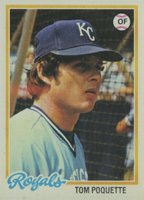 1978 Topps #357 Tom Poquette Baseball Card