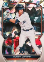 2023 Bowman Chrome Prospects #BCP57 Peyton Graham Atomic Refractor Baseball Card