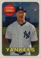 2018 Topps Heritage  #603 Gleyber Torres Chrome Baseball Card