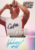 2013 Panini Prizm Perennial Draft Picks Prospect Signatures #48 Jose Abreu Prizm Baseball Card
