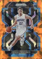 2021 Panini Prizm #310 Franz Wagner Orange Ice Basketball Card