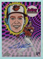 2023 Topps Chrome Ultraviolet All-Stars Autograph #UVAAR Adley Rutschman Baseball Card