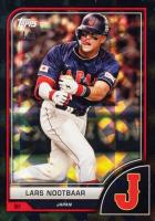 2023 Topps World Baseball Classic #57 Lars Nootbaar Black Diffractor Foil Baseball Card