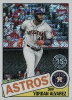 2020 Topps Update Silver Pack 1985 Chrome Promo #CPC1 Yordan Alvarez Baseball Card