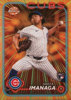 2024 Topps Chrome Radiating Rookies #RR24 Shota Imanaga Update Baseball Card