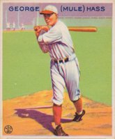 1933 Goudey #219 Mule Haas Baseball Card