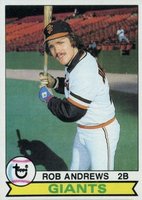 1979 Topps #34 Rob Andrews Baseball Card