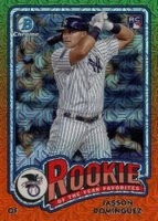 2024 Bowman Mega Box Chrome Rookie of the Year Favorites #ROY6 Jasson Dominguez Orange Baseball Card