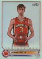 2022 Topps Chrome McDonald's All-American #64 Gradey Dick Refractor Basketball Card