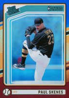 2024 Panini Donruss #131 Paul Skenes Red and Blue Baseball Card